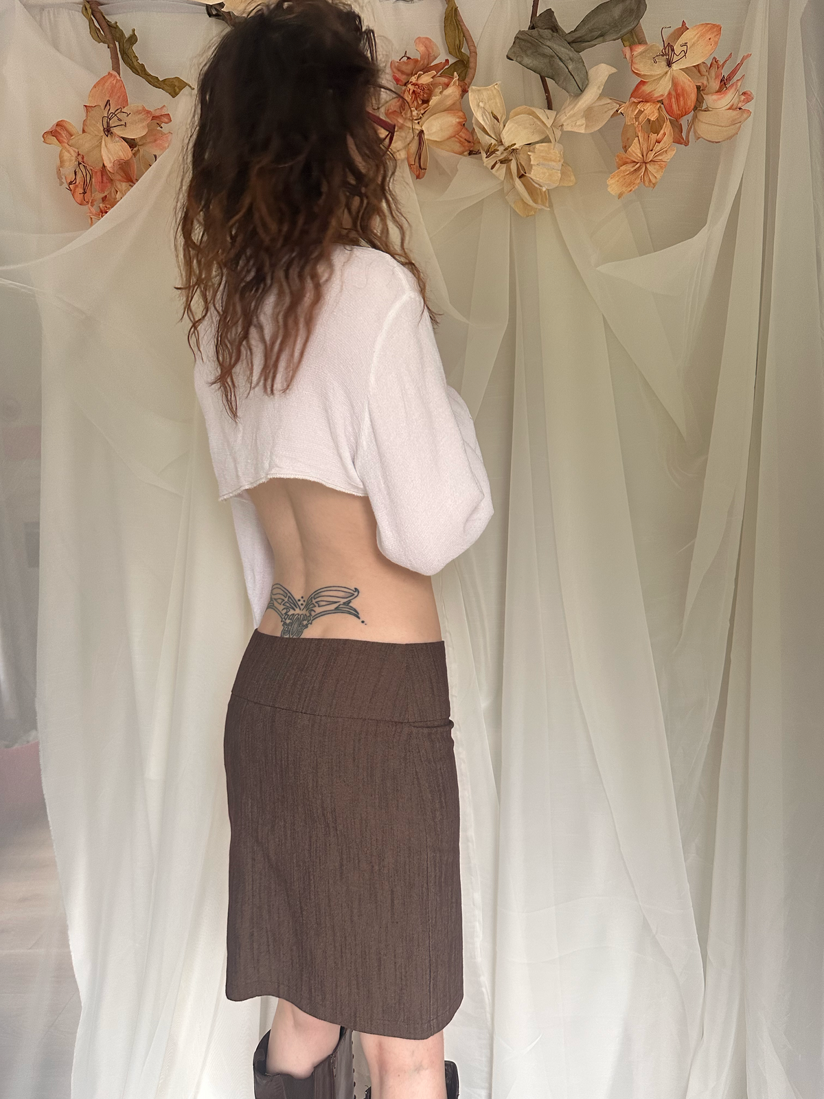 2000s Button Up Mini Skirt