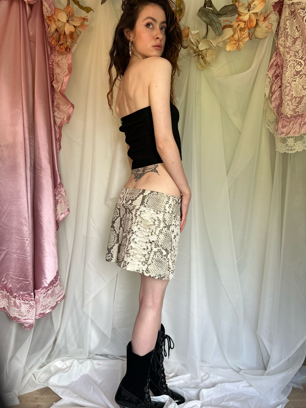 2000s Geometric Mini Skirt