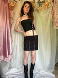 2000s Panelled Mini Skirt