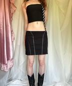 2000s Panelled Mini Skirt