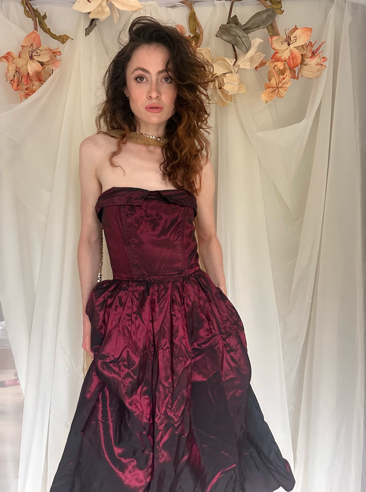 80s Strapless Dress