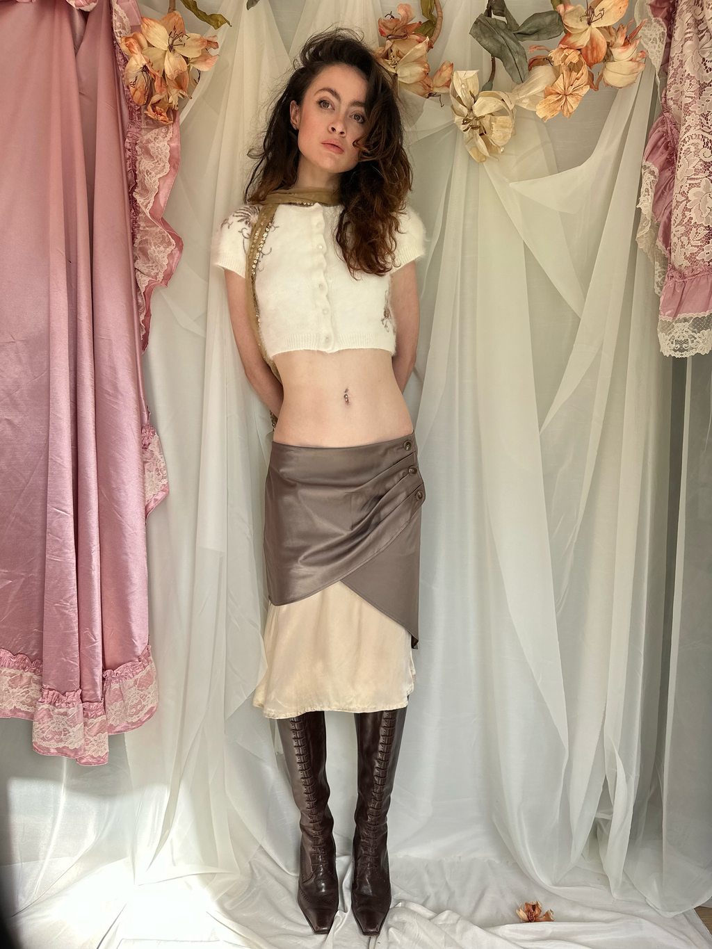 Layered Midi Skirt