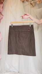 2000s Button Up Mini Skirt