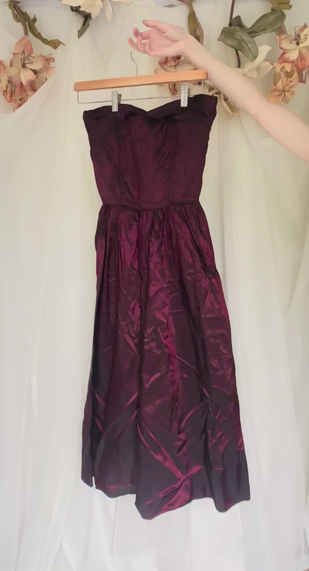 80s Strapless Dress